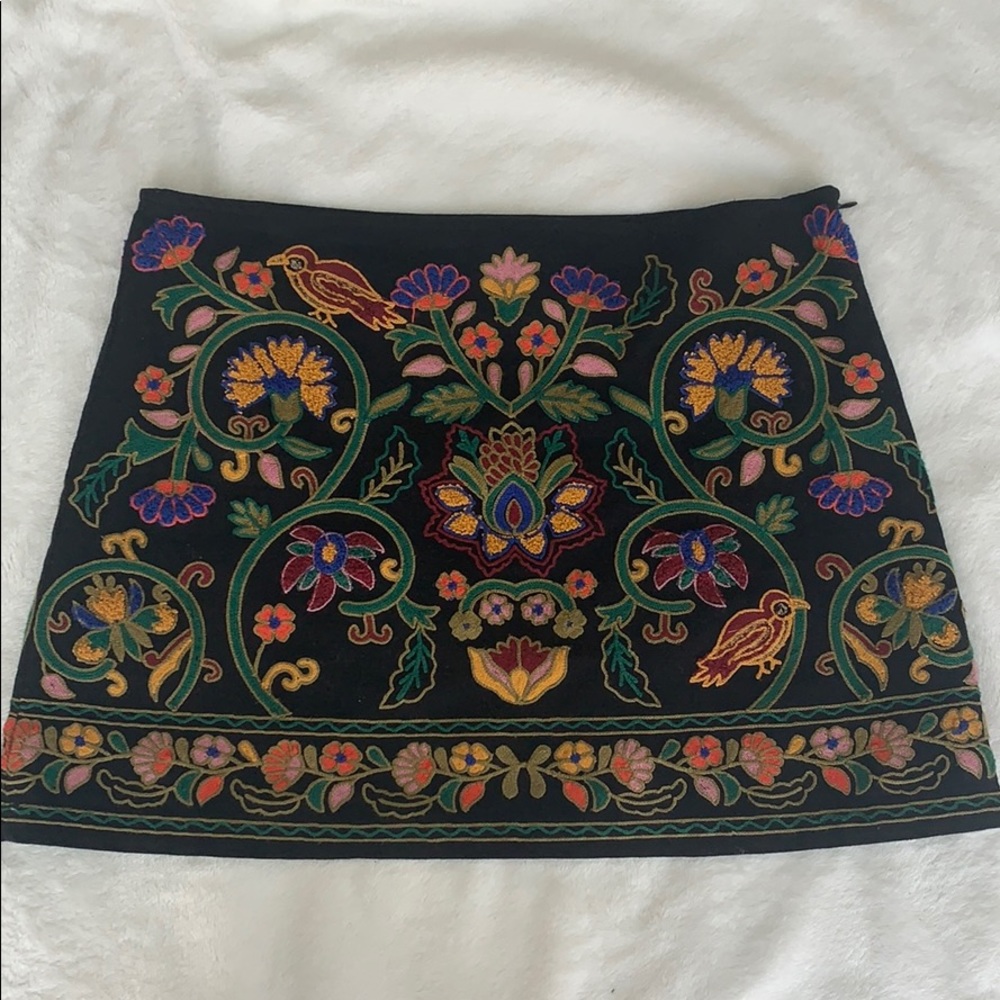 Floral print skirt